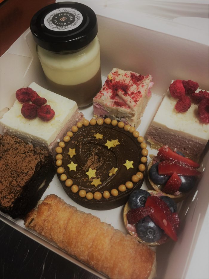 A selection of baked desserts